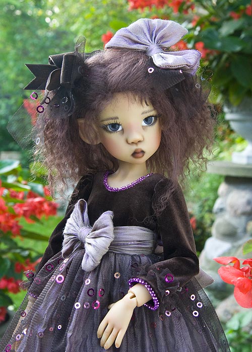 Miki in her Party Dress